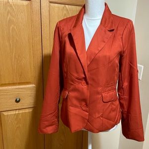 Burnt orange blazer